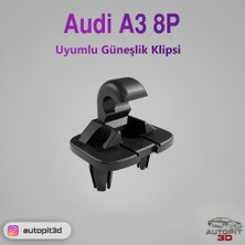 AutoPit 3D Audı A3 8p Uyumlu Güneşlik Klipsi