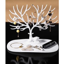 Yefking Geyik Tasarımlı Takı Standı Beyaz