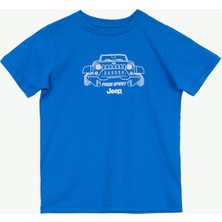 Jeep Saks Erkek Çocuk Baskılı T-Shirt J6SB-TST7673