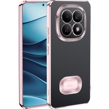 Kupa Redmi Note 15 Pro Plus Kılıf Kamera Koruma Logo Gösteren Kenarları Renkli Şeffaf Arka Silikon Kapak
