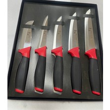 Alpeva Kurban Bıçağı Seti 5li Bıçak Seti Yatağan Bıçağı