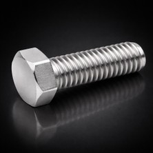 Dyzer Inox Akb Cıvata DIN933 A2-304 M4X10 50Lİ Paket