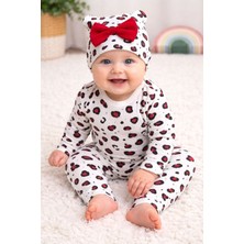 Murat Baby Leopar Desenli 3’lü Bebek Takım