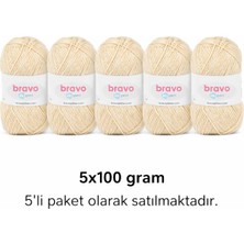 Bravo Respect 20 Krem 100GR 230MT Örgü Ipi