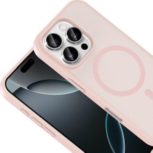 Kupa iPhone 12 Kılıf Magsafe Kablosuz Şarj Renkli Kenar Darbe Emici Ultra Ince Silikon Kapak