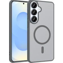 Kupa Galaxy A57 Kılıf Magsafe Kablosuz Şarj Renkli Kenar Darbe Emici Ultra Ince Silikon Kapak