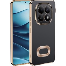 Kupa Redmi Note 15 Pro 4g Kılıf Kamera Koruma Logo Gösteren Kenarları Renkli Şeffaf Arka Silikon Kapak