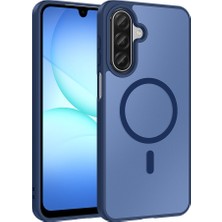 Kupa Galaxy A17 Kılıf Magsafe Kablosuz Şarj Renkli Kenar Darbe Emici Ultra Ince Silikon Kapak