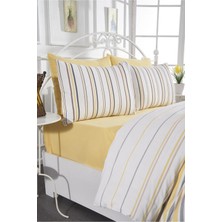 Rasel Tekstil Bodrum Pamuklu Çift Kişilik Nevresim Seti 200X220 cm Sarı