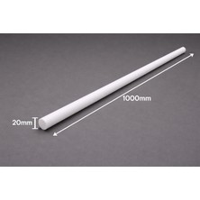 Sezen Metal Plastik Ø20X1000MM Pom/delrin/poliasetal /beyaz (Plastik)