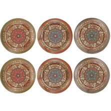 LuckyArt Rosea Bone 20 cm 6li Tabak Seti