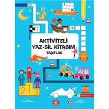 Çocuk Akademi Aktiviteli Yaz-Sil Kitabım Taşıtlar