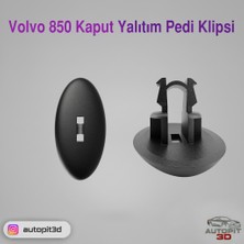 AutoPit 3D Volvo 850 Uyumlu Kaput Yalıtım Pedi Klipsi V.2 (5’li Paket)