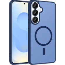 Kupa Galaxy A36 Kılıf Magsafe Kablosuz Şarj Renkli Kenar Darbe Emici Ultra Ince Silikon Kapak