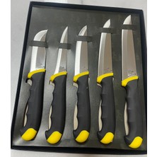 Alpeva Kurban Bıçağı Seti 5li Bıçak Seti Yatağan Bıçağı