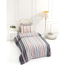 Rasel Tekstil Asos Tek Kişilik Pamuklu Nevresim Seti 160X220 Antrasit