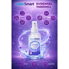 CleanSmart Tüm Ihtiyaçlarınız Yara Dezenfekte, Göz, Kulak, Ağız Bakım, Temizleme Solüsyonu %100 Doğal •100 ml