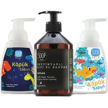 Soop Hand Zeytinyağlı Sıvı Sabun ve Köpük Sabun | Doğal & Vegan Paket