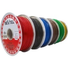 Sevtel 1,5 mm Tesisat Kablosu (Kalaylı) Pembe 100 Metre(1 Top)