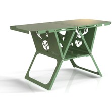 Katlanır Metal Kamp Masası