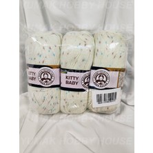 Ören Bayan Kıtty Baby Benekli El Örgü Ipi (3 Adet) 100GR. - Renk: 377