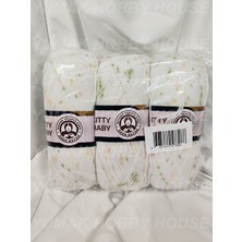 Ören Bayan Kıtty Baby Benekli El Örgü Ipi (3 Adet) 100GR. - Renk: 389