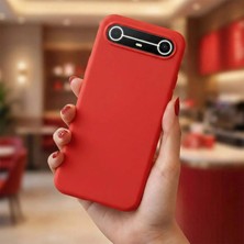 Caseonn Tecno Spark Slim 5g Kılıf Esnek Yumuşak Mat Silikon Kırmızı