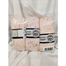 Ören Bayan Kıtty Baby Benekli El Örgü Ipi (3 Adet) 100GR. - Renk: 373
