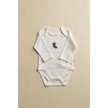 Oh La La Koala Nakışlı Uzun Kollu Çıtçıtlı Bebek Body