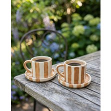 Me Gusta Home Turuncu 2'li Seramik Fincan Takımı