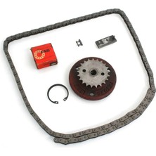 Perkins 4.108 4.107 4.99 Enjeksiyon Pompa Zincir Seti 06B-1 4FT Dişli Rulman Komple Kit