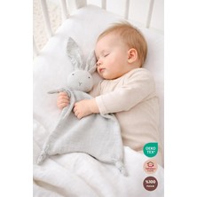 Bebekevi %100 Pamuk Oeko-Tex Sertifikalı Müslin Tavşan Uyku Arkadaşı