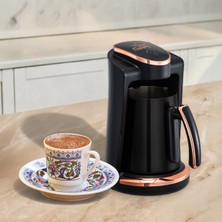 Any Morning Elektrikli Cezve 4 Fincan Kapasiteli Çelik Kahve Makinesi Ergonomik Tasarım