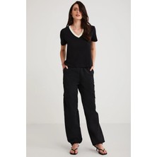 ETHIQUET CAMILLE Kadın Siyah T-Shirt