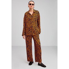 Ethiquet Florian Culotte Loose Fit Turuncu Pantolon