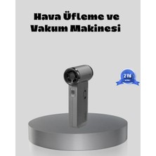 Cenk Xstore Şarjlı 130000 Rpm Hava Üflemeli ve Vakumlu Araç Ev Temizlik Makinesi