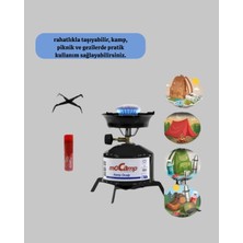 Cenk Xstore Outdoor Kamp Ocağı Seti Çakmak Gazlı Taşınabilir