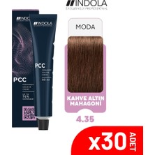 Indola Pcc 4.35 60 ml Kahve Altın Mahagoni Saç Boyası-30'lu