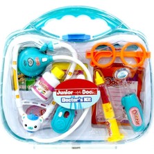 Sunman Junior Çantalı Doktor Seti Eğlenceli Tasarıma Sahip 11 Parça Oyun Seti