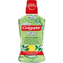 Colgate Plax Çay ve Limon Ağız Bakım Suyu 500 ml Antibakteriyel Etki ile Ağız Sağlığına Destek