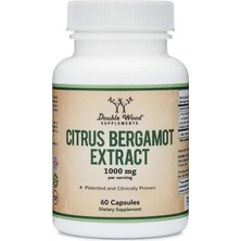 Double Wood (Özelsporcugıdaların'dan !!) Citrus Bergamot Extract 1000MG 60 Capsules.abd Menşei.42.