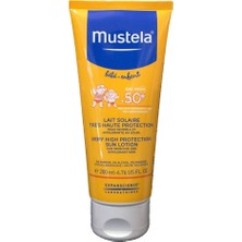 Mustela 200 ml Çok Yüksek Koruma Güneş Losyonu SPF50 Bebekler İçin Hassas Cilt Koruma