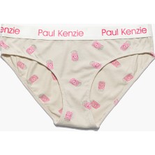 Paul Kenzie Desenli Kadın Slip Külot - Popcorn