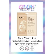 Dermal Seoul Face Pirinç Seramid Hidrojel Nemlendrici Eriyen Kore Maske 34 gr 2 Adet