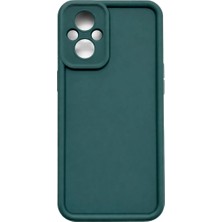 Fenza Oppo A96 Uyumlu Kamera Çıkıntılı Mat Silikon Telefon Kılıfı