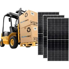 Rhofa 545W M10 144 Yarım Kesim Cam-Arka Yüzey Beyaz Güneş Paneli