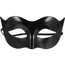 Samur Siyah Renk Masquerade Kostüm Partisi Göz Maskesi, Ergonomik Tasarım ve Yumuşak Malzeme