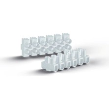 Klemsan 431002 Sk 1 Beyaz Sıra Klemens 2,5 Mm2 12 Sıra 50 Ad