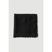 Gusto Püsküllü Şal - Siyah