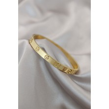 Pazarcan Çelik Gold Renk Bileklik